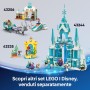 LEGO Disney Frozen 43265 Castello di Ghiaccio di Arendelle con Porte Apribili Accessori e 3 Personaggi