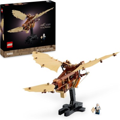 LEGO Icons 10363 Macchina Volante di Leonardo da Vinci Modellino da Costruire per Adulti