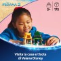 LEGO Disney 43260 Divertimento sull’Isola di Vaiana Casa delle Bambole con Personaggi dal Film Oceania 2