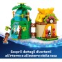 LEGO Disney 43260 Divertimento sull’Isola di Vaiana Casa delle Bambole con Personaggi dal Film Oceania 2