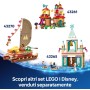 LEGO Disney 43260 Divertimento sull’Isola di Vaiana Casa delle Bambole con Personaggi dal Film Oceania 2