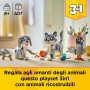 LEGO Creator 31163 Gatto Giocoso 3in1 per costruire un gatto, un Piccione o un Cagnolino