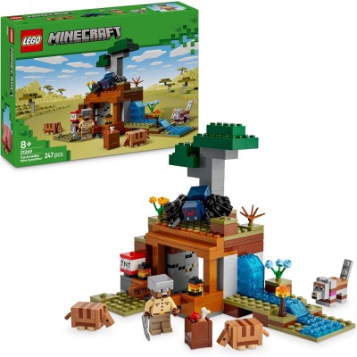 LEGO Minecraft 21269 Spedizione nella Miniera dell’Armadillo con Personaggi