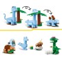 LEGO Classic 11041 Dinosauri Creativi da Costruire e Ricostruire come T. Rex e Triceratopo