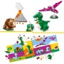 LEGO Classic 11041 Dinosauri Creativi da Costruire e Ricostruire come T. Rex e Triceratopo