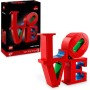 LEGO Icons 31214 Art LOVE Modellino Iconica Scultura Pop di Robert Indiana