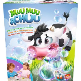 Goliath 932004 MUU MUU ACHUU Mucca che Fa Bolle con Suoni e Starnuto per 2-4 Giocatori 20 Minuti Goliath 932004 MUU MUU ACHUU Mucca che Fa Bolle con Suoni e Starnuto per 2-4 Giocatori 20 Minuti