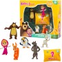 Giochi Preziosi MHA23000 Masha E Orso Set 6 Personaggi Alti dai 5 ai 7cm ed 1 Esclusivo