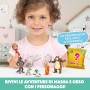 Giochi Preziosi MHA23000 Masha E Orso Set 6 Personaggi Alti dai 5 ai 7cm ed 1 Esclusivo