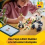 LEGO Creator 31165 Animali Selvatici: Famiglia di Panda 3in1 per costruire un Panda, un Pinguino o un'Orca