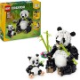 LEGO Creator 31165 Animali Selvatici: Famiglia di Panda 3in1 per costruire un Panda, un Pinguino o un'Orca