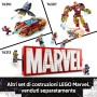 LEGO Marvel 76314 Azione di Battaglia Captain America: Civil War Set con Supereroi 8 Minifigure Aereo Quinjet e Accessori