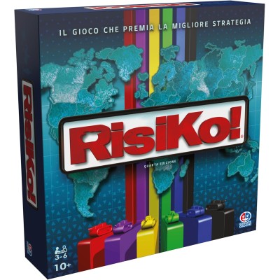 SpinMaster 6067901 Risiko Classico Edizione 2023 Giochi di Società e Strategia da 3 a 6 Giocatori