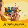 LEGO Creator 31169 Macchina da Scrivere con Fiori 3in1 per costruire una macchina da scrivere, un Keytar o un Vaso