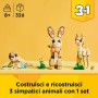 LEGO Creator 31162  Adorabile Coniglio  3in1 per costruire un coniglio, un Lama o un Foca