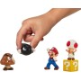 Jakks Pacific 64510 Nintendo Super Mario Diorama set Piana delle Ghiande Include 4 personaggi e un accessorio