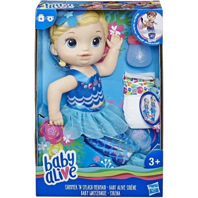 HAsbro E3693  Baby Alive Magica Sirena Bionda con accesori