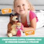 Giochi Preziosi MHA21000 Masha E Orso Coppia Peluche Masha 12cm con Vestito classico e Morbido Orso 20cm