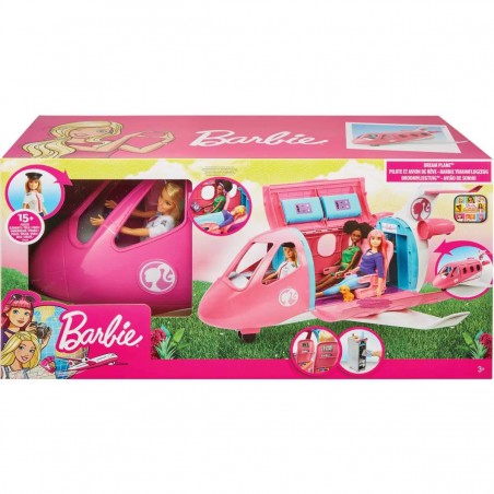 Mattel GJB33 Barbie Aereo dei Sogni con Barbie Pilota e tanti accessori