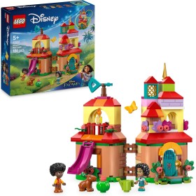 LEGO Disney 43261 Mini-Casa Encanto Casa delle Bambole da Costruire con 3 Personaggi Mirabel Antonio e un Capibara