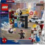 LEGO Marvel 76311 Spider-Verse: Miles Morales Contro la Macchia Set con Edificio, Macchina da Costruire e 4 Minifigure