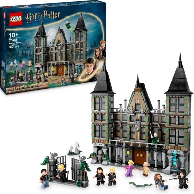 LEGO Harry Potter 76453 Malfoy Manor Modellino di Casa da Costruire con Stanze Funzioni e 9 Personaggi