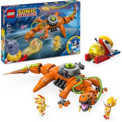 LEGO Sonic 77003 Super Shadow vs. Biolizard con Personaggi e Robot da Costruire