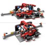 LEGO City 60443 Pit Stop e Meccanici con Monoposto Ferrari F1 Kit Officina con Macchina Minifigure e Accessori