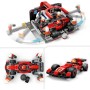 LEGO City 60443 Pit Stop e Meccanici con Monoposto Ferrari F1 Kit Officina con Macchina Minifigure e Accessori