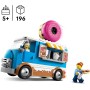 LEGO City Furgone delle Ciambelle Giocattolo con 2 Minifigure 60452