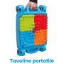 Mattel FGV05 MEGA Bloks Tavolino Multiattività per costruire e imparare i numeri e colori 30 Pezzi