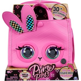 SpinMaster Purse Pets Borsetta Tote Perfect in Versione Coniglietto Borsetta interattiva con oltre 30 Suoni e reazioni SpinMaster Purse Pets Borsetta Tote Perfect in Versione Coniglietto Borsetta interattiva con oltre 30 Suoni e reazioni