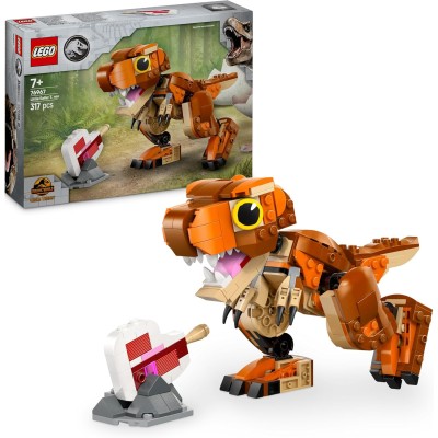 LEGO Jurassic World 76967 Little Eatie: T. Rex Dinosauro con articolazioni Mobili