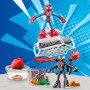 Hasbro F9827 Play-Doh Marvel Spider-Man Lancia e Taglia Set di Plastilina con 2 Action Figure e 4 Vasetti