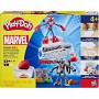 Hasbro F9827 Play-Doh Marvel Spider-Man Lancia e Taglia Set di Plastilina con 2 Action Figure e 4 Vasetti