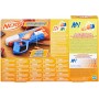 Hasbro F8629 Nerf N Series Blaster Agility con Tamburo Rotante e 12 Dardi di Gommapiuma