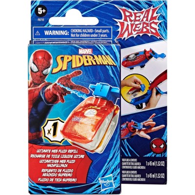 Hasbro F8735 Marvel Ricarica Accessoria di Fluido Ragnatela Real Webs