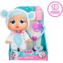 IMC Toys 921511 Cry Babies Loving Care Kristal con 4 Accessori del Dottore che Piange Lacrime Vere