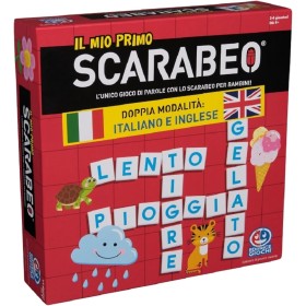 SpinMaster 6070388 Il Mio Primo Scarabeo Edizione Italiano-Inglese Gioco da Tavolo da 2 a 4 Giocatori