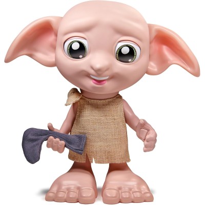 SpinMaster 6069165 Wizarding World Harry Potter Elfo Interattivo Magical Dobby con Calzino Oltre 35 Suoni e Frasi 22cm