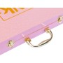 Nice 40052 PINKIT Selfie Ring Suitcase 1 Valigetta Trucchi con Specchio e Anello Luminoso per Selfie