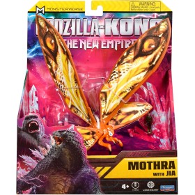 Rocco Giocattoli MN317300 MonsterVerse Godzilla x Kong: il nuovo impero Mothra da 15 cm incluso Mini JIA da 2,5 cm Rocco Giocattoli MN317300 MonsterVerse Godzilla x Kong: il nuovo impero Mothra da 15 cm incluso Mini JIA da 2,5 cm