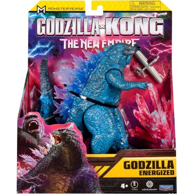 Rocco Giocattoli MN317400 MonsterVerse Godzilla x Kong: il nuovo impero Energized Godzilla da 15cm con drone da combattimento