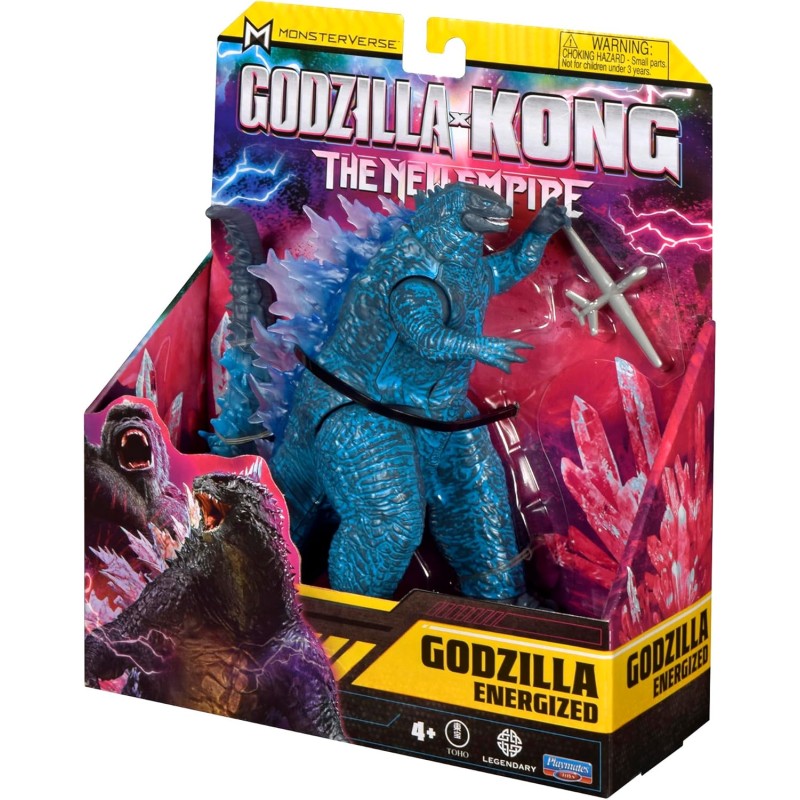 GODZILLA X KONG Il Nuovo Impero Godzilla Con Raggi Di Calore E Figure