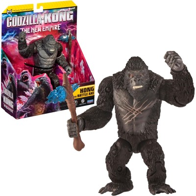 Giochi Preziosi MN303D00 Godzilla Vs. Kong Il Nuovo Impero - Kong Battle Scarred da 15cm Articolato