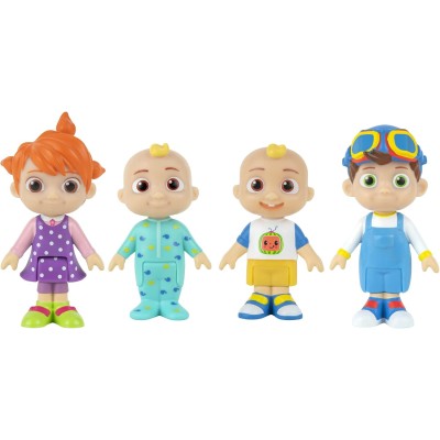 Giochi Preziosi CMW0169 CoComelon Set di 4 personaggi ufficiali mobili