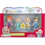 Giochi Preziosi CMW0169 CoComelon Set di 4 personaggi ufficiali mobili