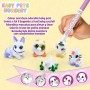 CRAYOLA ‎74-7516 Washimals Pets Baby Pets Nursery Set con 5 Cuccioli 6 Pennarelli e Spazzolina