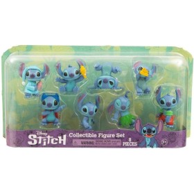 Giochi Preziosi TTC02000 Stitch Set 8 personaggi Stitch con diversi look alti 5cm e con posa dinamica