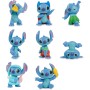 Giochi Preziosi TTC02000 Stitch Set 8 personaggi Stitch con diversi look alti 5cm e con posa dinamica